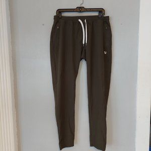 Vuori Performance Joggers Green Women's Size Large Pull On Pants